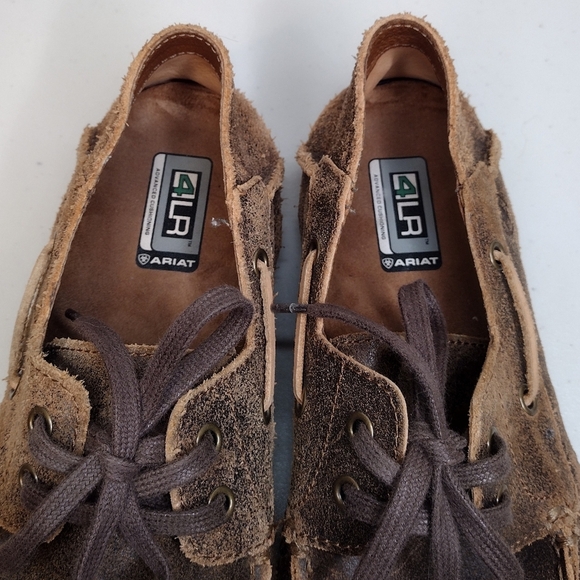 Ariat 4LR Gleeson Suede Leather Driving Moccasin Slip On Loafers Size 10D - Picture 7 of 12